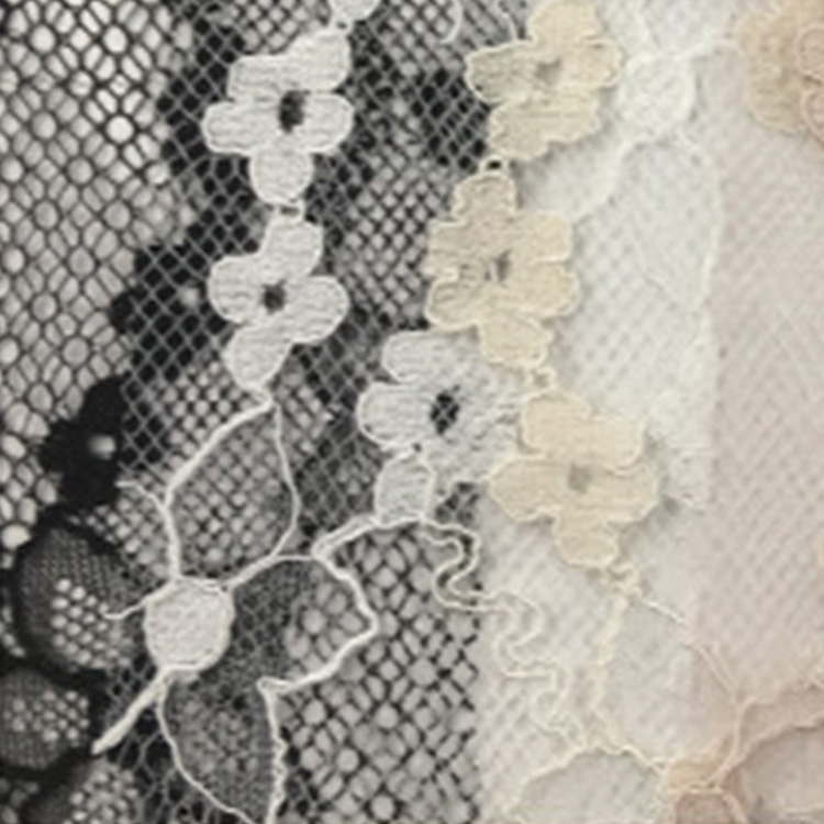 Lace Fabric Dress Floral Nylon for Women's Wear Wholesale Supplier 8